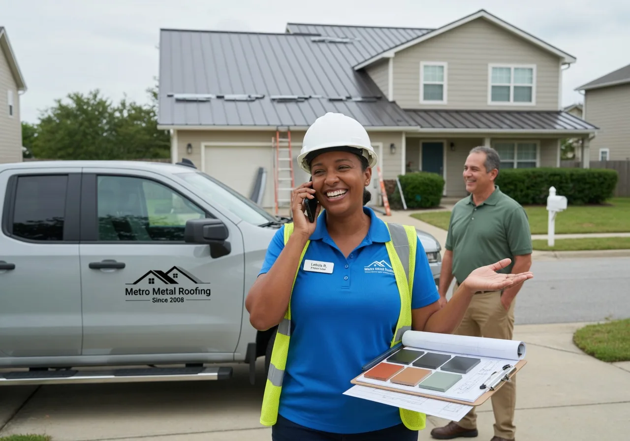 Storm Damage Metal Roof Repair in Edwardsville, KS